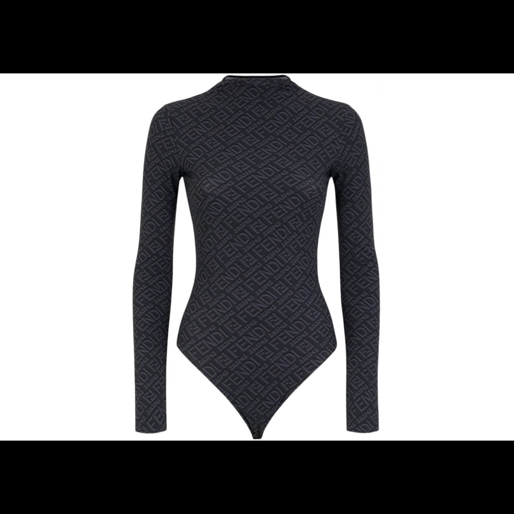 FENDI x Skims Black long sleeve bodysuit- new with tags!!!